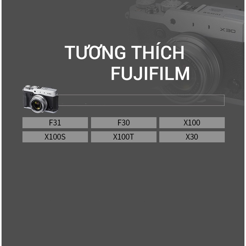 Pin Fujifilm NP-95 cho máy ảnh Fujifilm XF10 X100 X100s X100T X30 X70 X-S1 F30 NP95 (Hàng Chính Hãng)