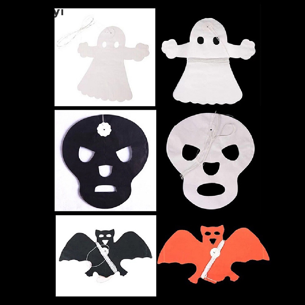 Dây Treo Trang Trí Halloween Dài 3M Hình Dơi Bí Ngô Ma Nhện