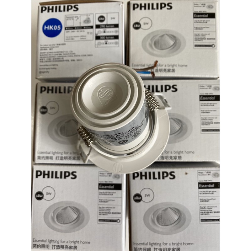 Đèn âm trần rọi philips 5w ,kyanite