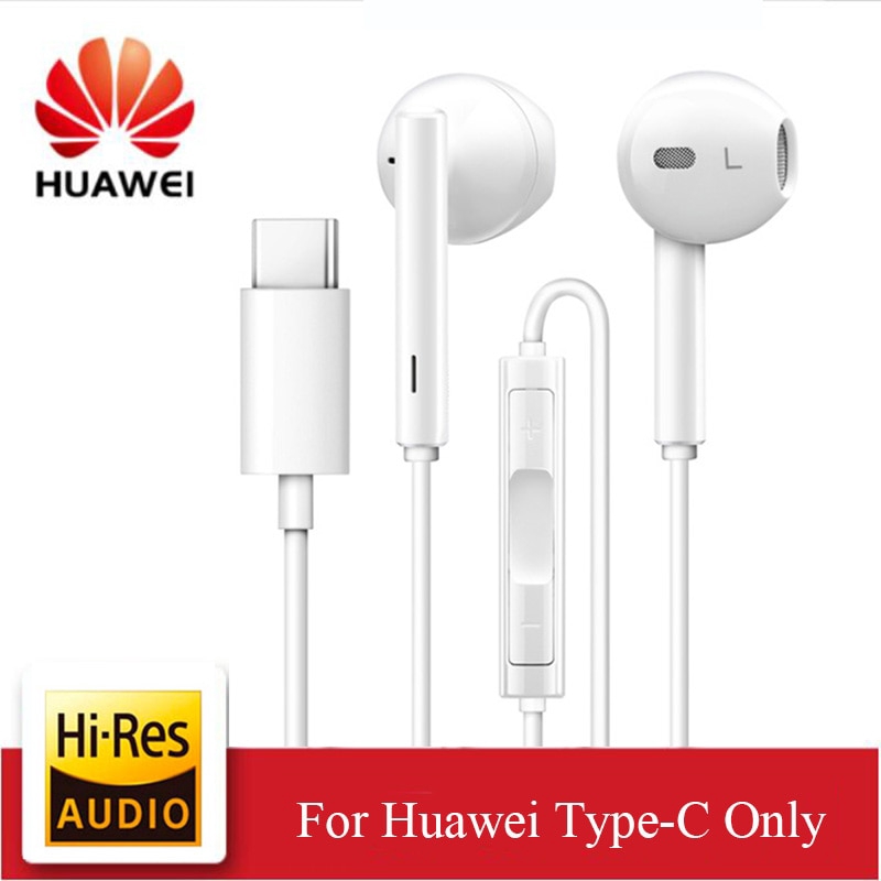 Tai Nghe In-ear Usb Loại C Có Mic Cho Huawei Mate 10 Rs P10 P20 P30 Pro Note 10 Xiaomi 8 6