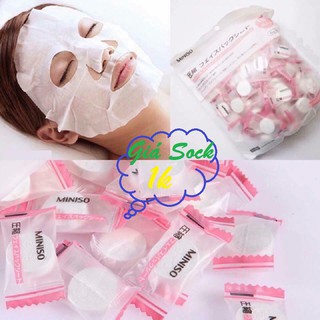 Deal 1  Mặt nạ giấy nén Miniso Nhật Bản(1 viên)
