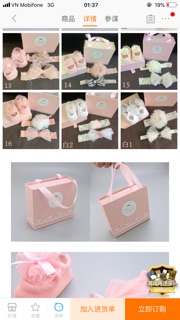 Set tất kèm băng đô cho bé sơ sinh