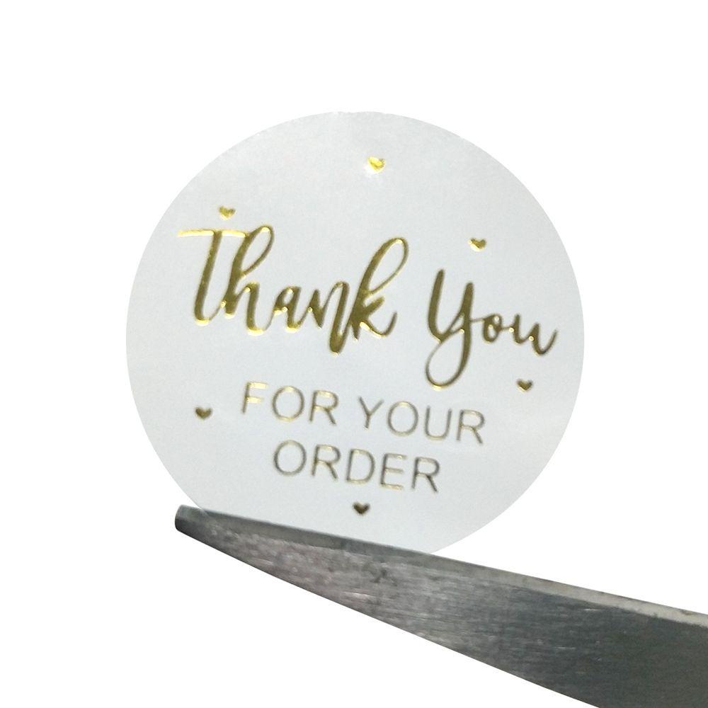 Nhãn Dán Trang Trí Sổ Tay / Thiệp Mời Chữ Thank You Độc Đáo