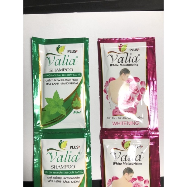 Thùng sữa tắm Valia 1000 gói