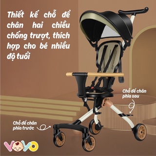 Xe đẩy đảo chiều gấp gọn vovo