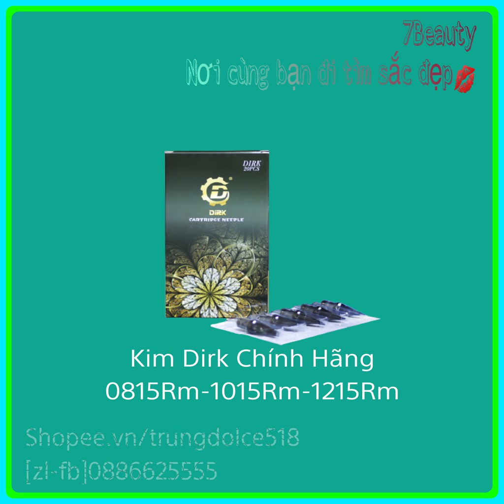 Kim Máy Pen Dirk Phun Xăm Thẩm Mỹ Đủ Mã (0815rm,1015rm,1215rm)