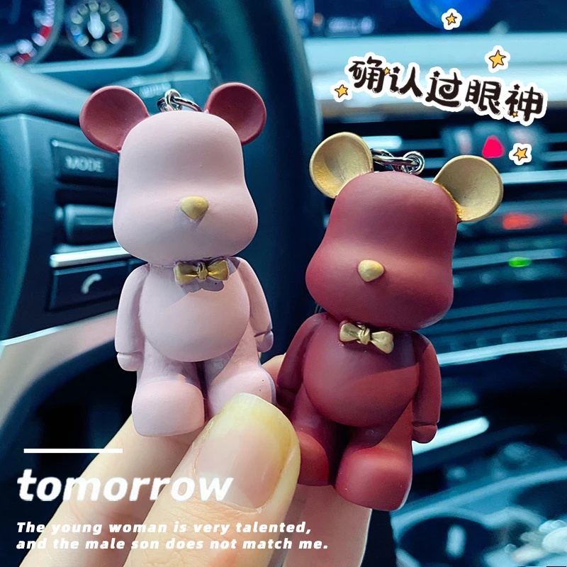Móc khóa Bearbrick Gấu thời thượng phụ kiện túi xách