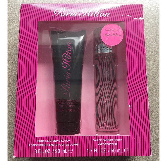 Set nước hoa Paris Hilton 50ml EDP và lotion dưỡng da 90ml - USA | Thế Giới Skin Care
