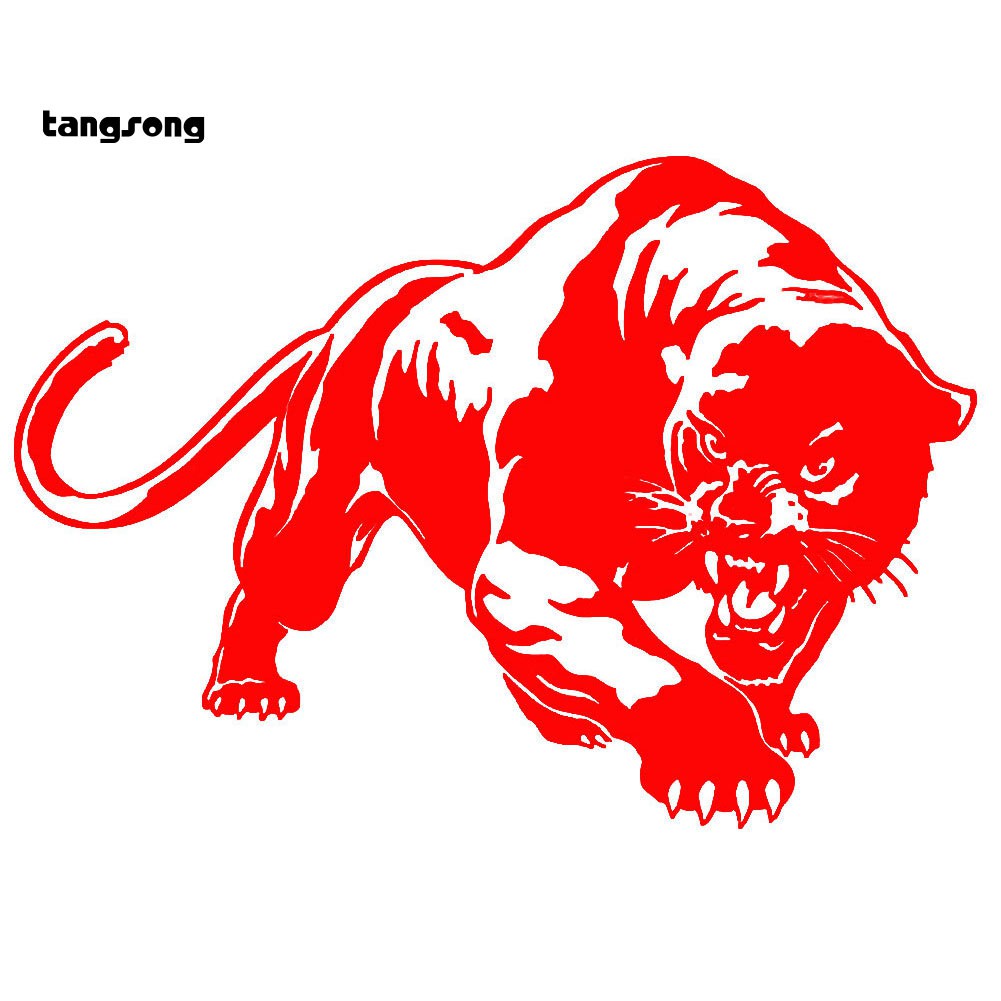 Nhãn dán trang trí xe hơi hình con báo sáng tạo