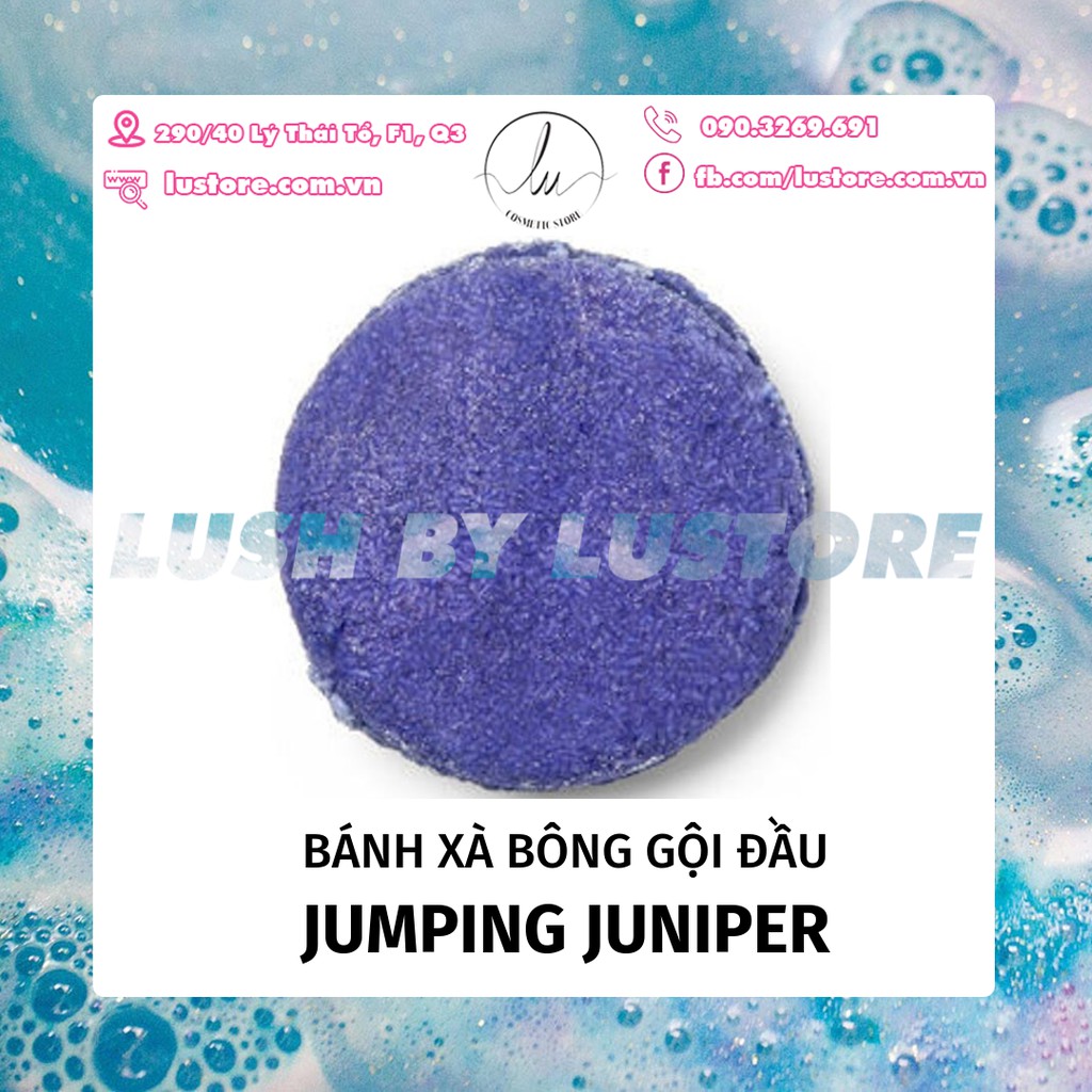 LUSH - [Tặng Hộp Thiếc] Bánh gội đầu Jumping Juniper cho tóc dầu (27g/55g)