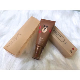 Kem Nền Missha gấu Che Khuyết Điểm Perfect Cover BB Cream