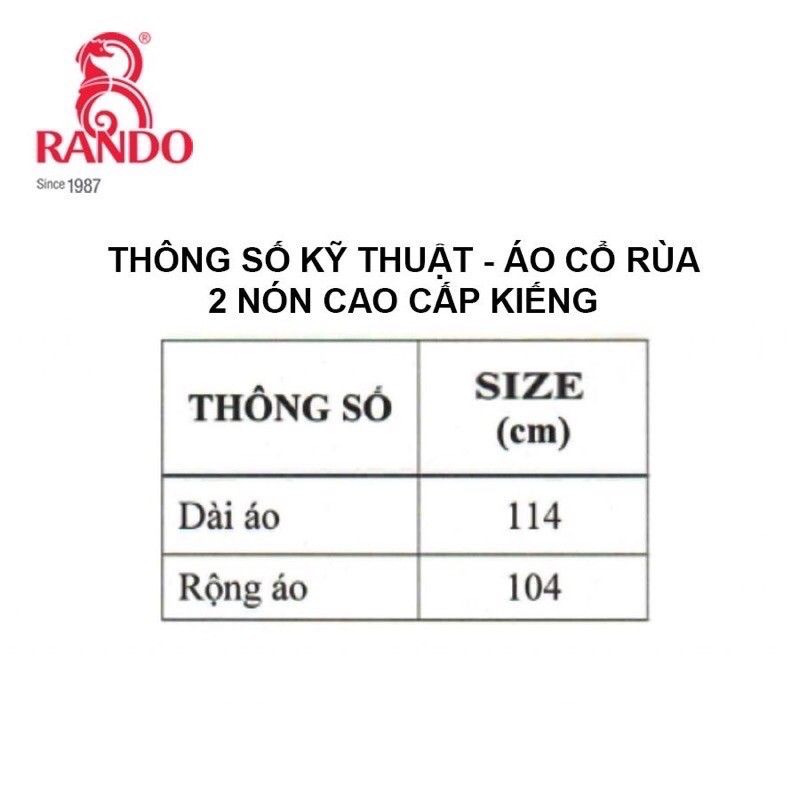 ÁO MƯA HAI ĐẦU CAO CẤP CÓ KIẾNG RANDO