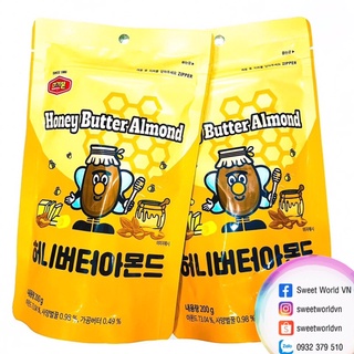 Hạt hạnh nhân tẩm bơ mật ong Murgerbon - Hàn Quốc