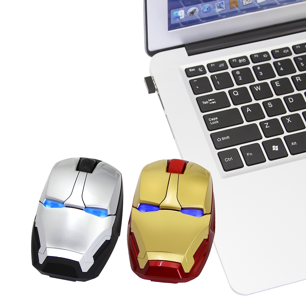 Chuột Quang Không Dây 2.4Ghz Hình Siêu Anh Hùng
