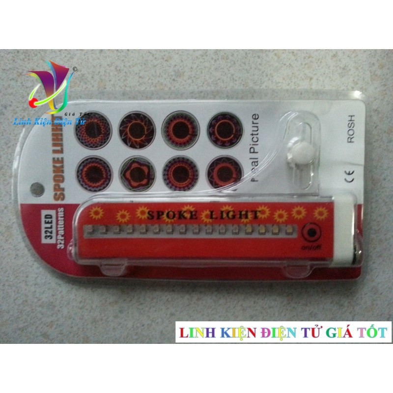 Led nháy gắn nan hoa xe đạp xe máy