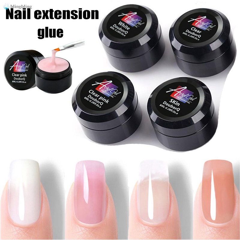 Gel Hard Finger Nail Extension UV LED Jelly Nail Gel Acrylic Builder Fast Dry