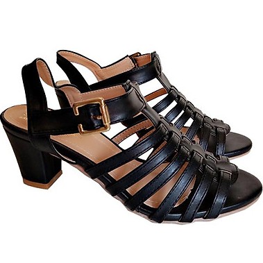 Giày sandal cao gót nữ BIGBEN cao cấp GCG18