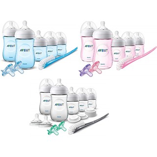 Bình Sữa AVENT Natural 125ml - 260ml (Gift Set 5 bình)