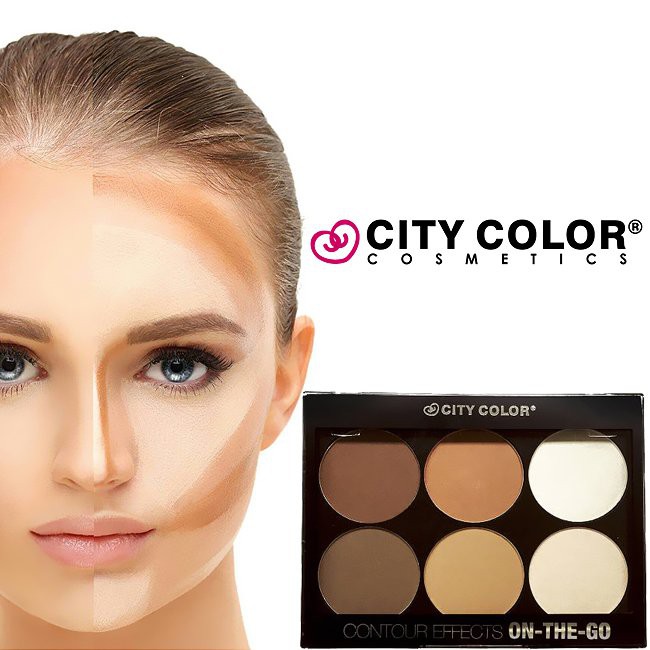 Phấn Tạo Khối 6 Ô City Color Collection Contour Palette