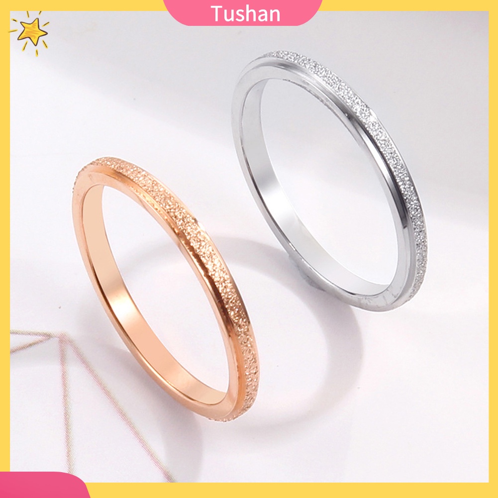 Nhẫn Cưới Bằng Thép Titanium Cho Nam Và Nữ