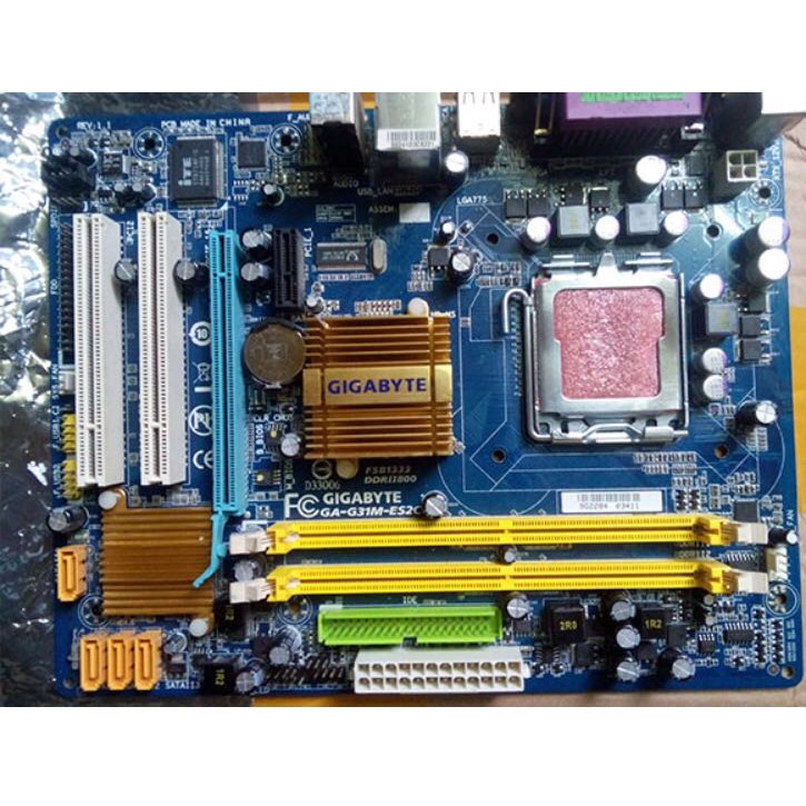 [Mã 1911ELSALE hoàn 7% đơn 300K] Combo Main Gigabyte G31 và Cpu E8400 và Ram 4gb | BigBuy360 - bigbuy360.vn