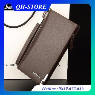 [Sale Tuyệt Đỉnh] Ví Da Đựng Tiền Kèm Điện Thoại Nam/Nữ Baellerry Thời Trang Cao Cấp