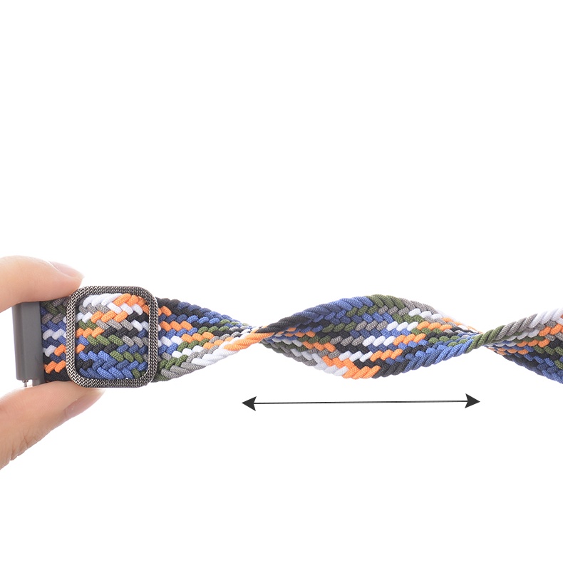 Dây Nylon Bện Co Giãn Cho Đồng Hồ Thông Minh Samsung Galaxy Watch 5 4 40 / 44mm Watch5 Pro 45mm Watch4 Classic 42 / 46mm