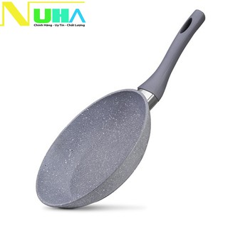 Chảo vân đá đáy từ chống dính Green Cook GCP01 22cm cạn lòng, y hình