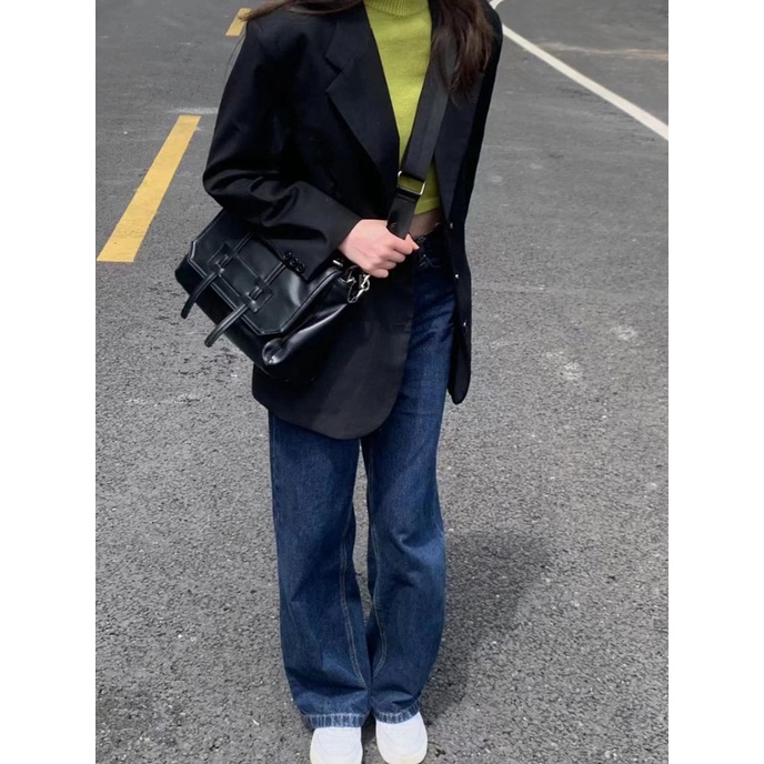 Túi Xách Da Cỡ Lớn Thời Trang Retro 2022 Dành Cho Nữ