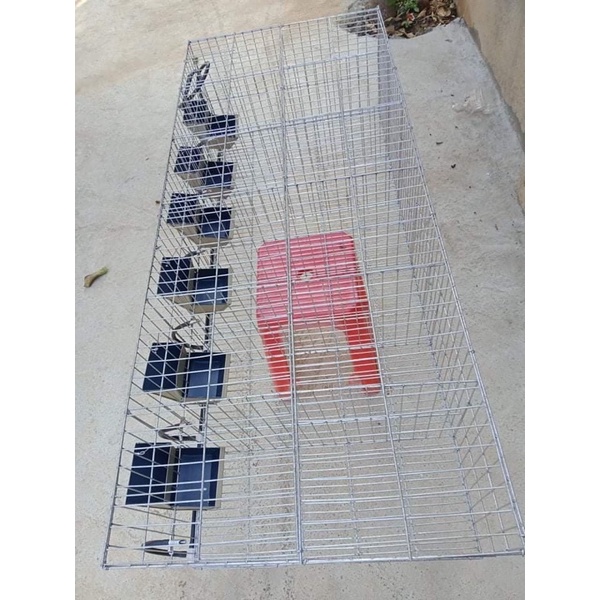 10 máng ăn cám 10cm cho thỏ tôn dầy