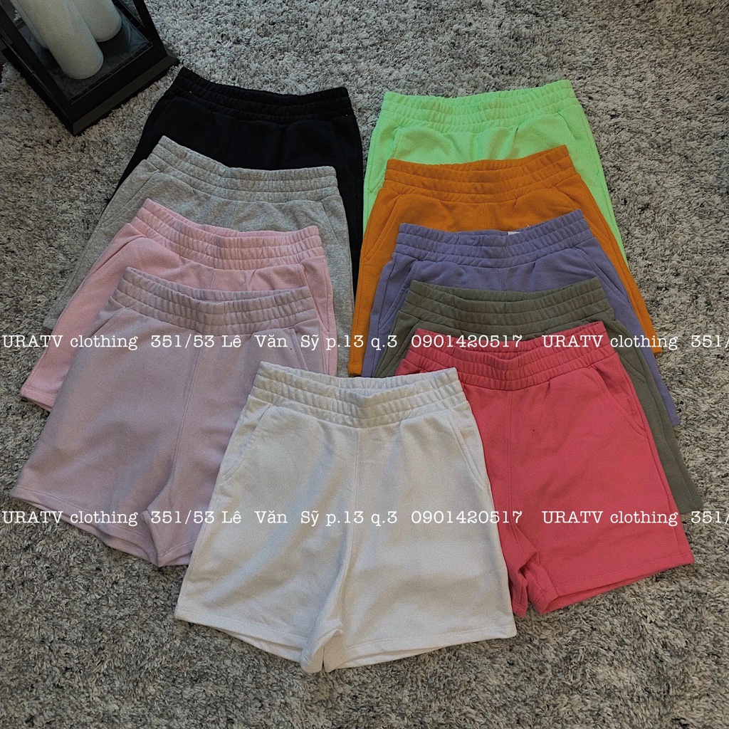[CÓ SẴN-ẢNH THẬT] Quần short nỉ da cá