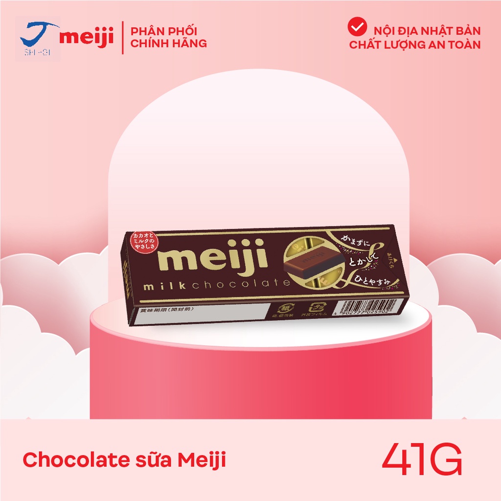 Kẹo Socola Meiji sữa/đen Chocolate tươi Nhật Bản