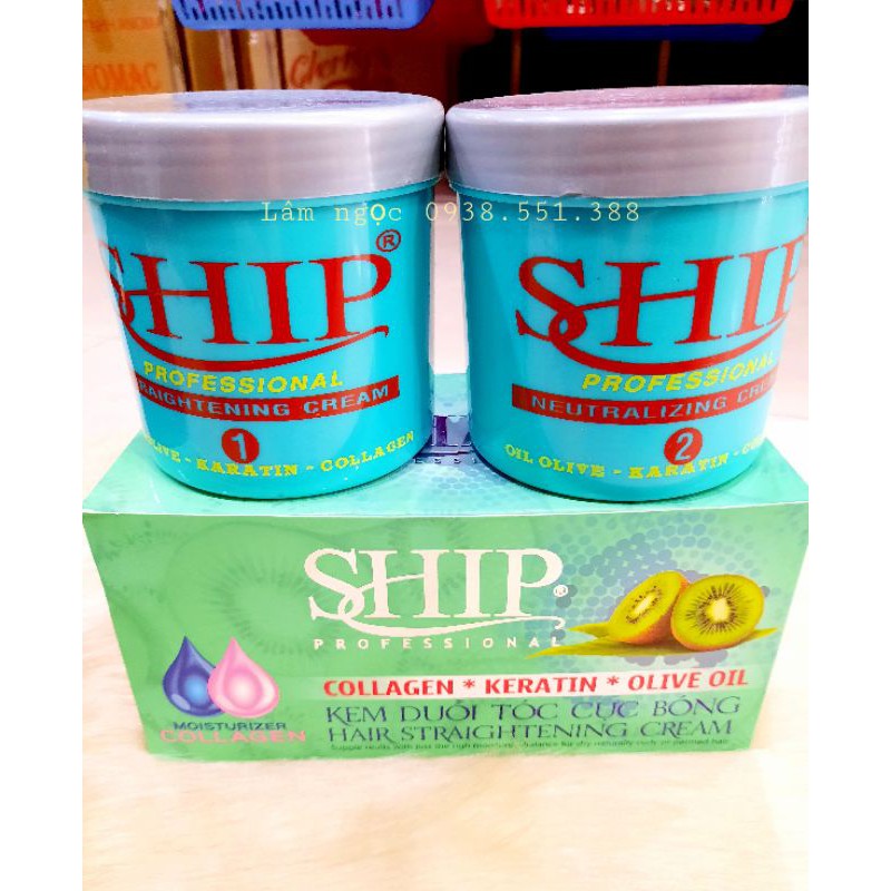 Kem duỗi 3D Collagen Siêu Bóng SHIP 500mlx2.