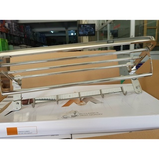 Thanh vắt khăn 2 tầng phòng tắm inox sus304