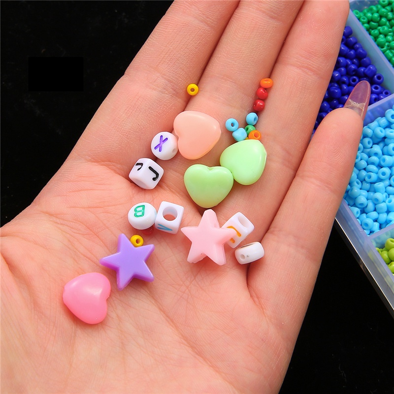 Set 16 Hạt Beadia Nhiều Màu Sắc Dùng Làm Trang Sức Tiện Lợi