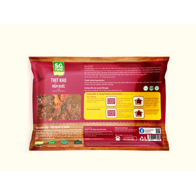 Thịt kho mắm ruốc SGF | BigBuy360 - bigbuy360.vn