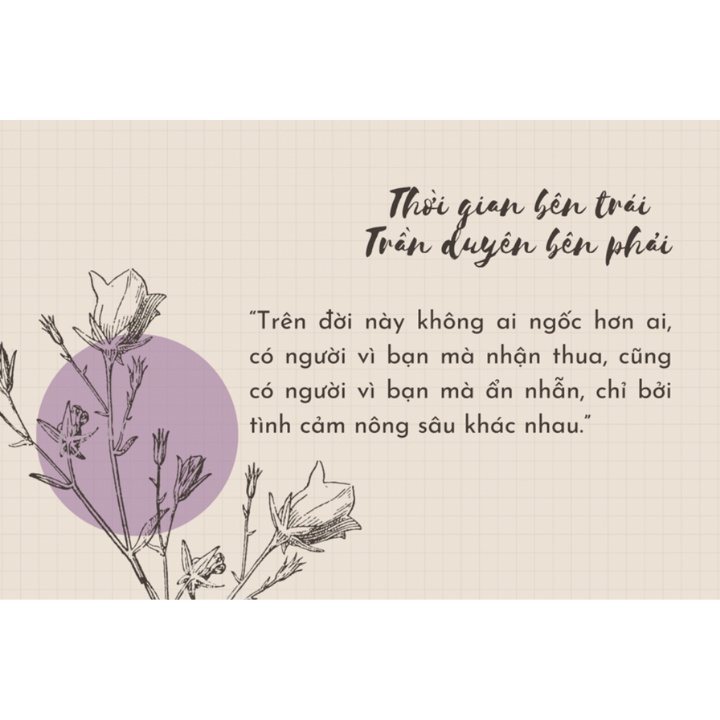 Sách - Thời Gian Bên Trái Trần Duyên Bên Phải (Tặng Kèm 01 Bookmark)