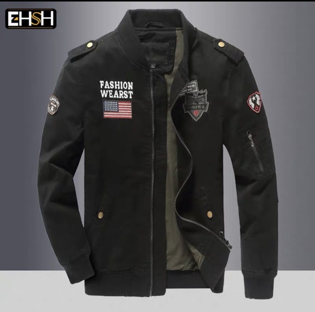 Áo khoác kaki nam bomber đẳng cấp