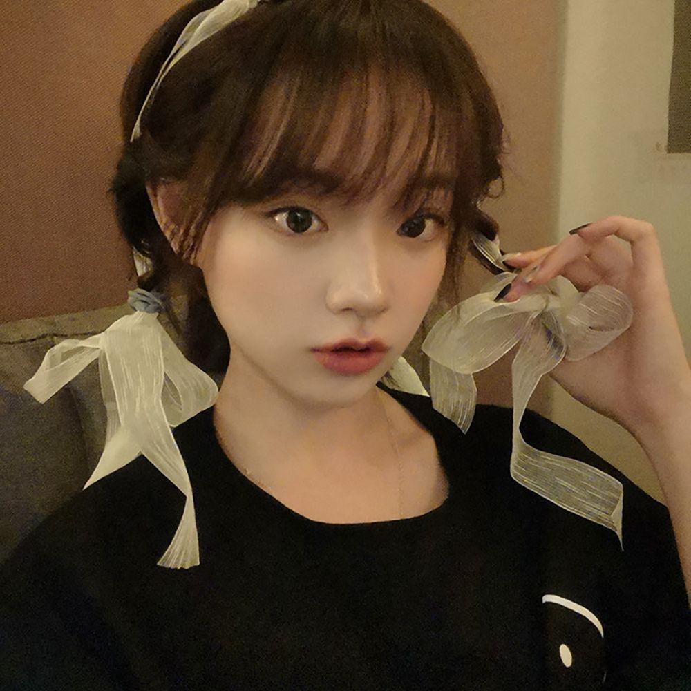 Kẹp Tóc Nơ Ruy Băng Dễ Thương Cho Nữ