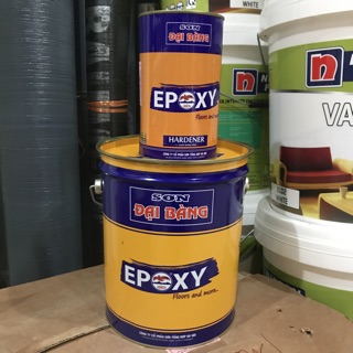 [Epoxy 5kg] Sơn Epoxy Đại Bàng bộ 5kg Sơn nền Epoxy 2 thành phần phủ nền Bê tông và Bể chứa nước
