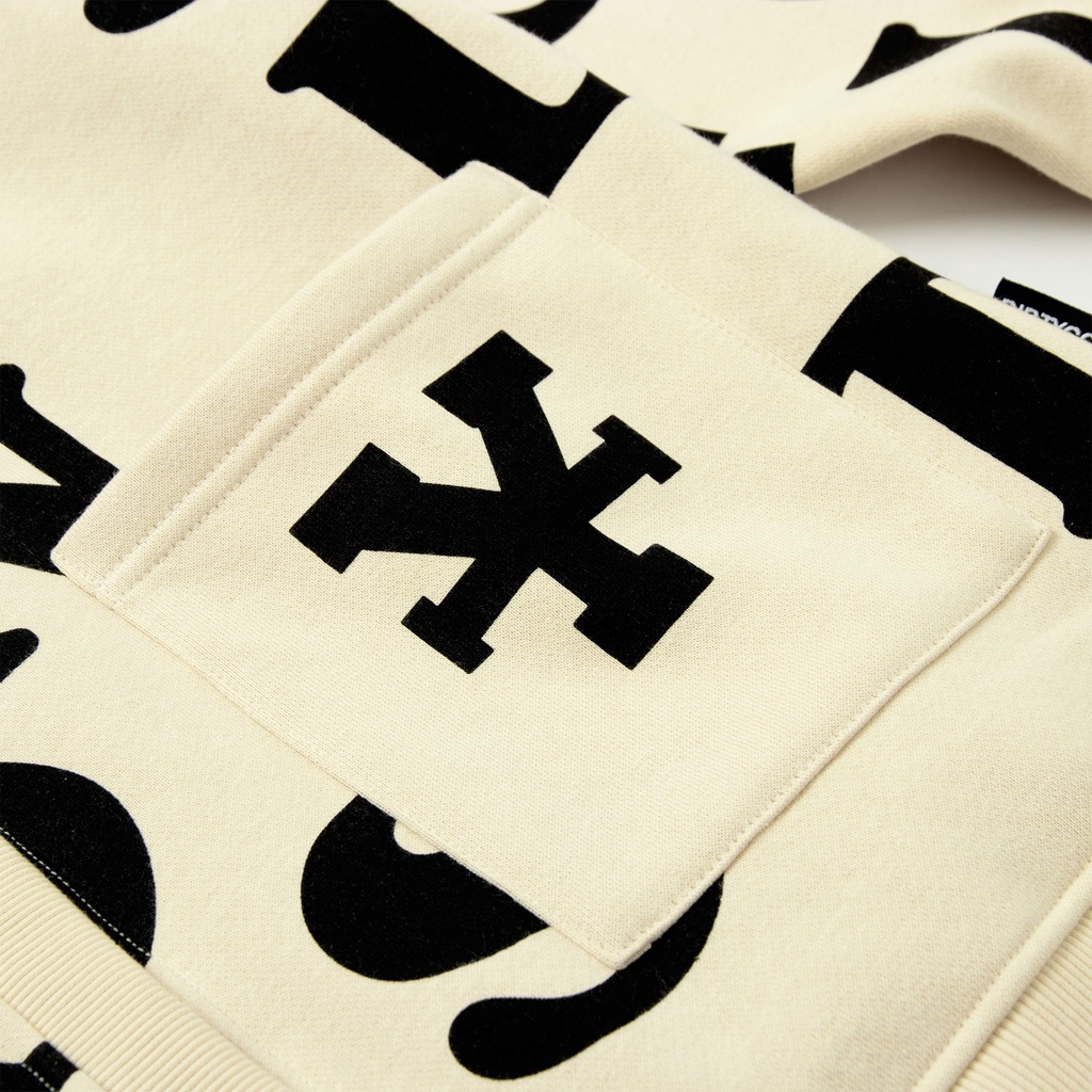 DirtyCoins Áo Khoác Print Cardigan - Ivory/Black