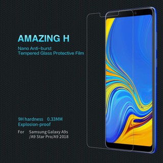 MIẾNG DÁN CƯỜNG LỰC SAMSUNG GALAXY A9 2018 NILLKIN AMAZING H CH.HÃNG [NEW SALEOFF]