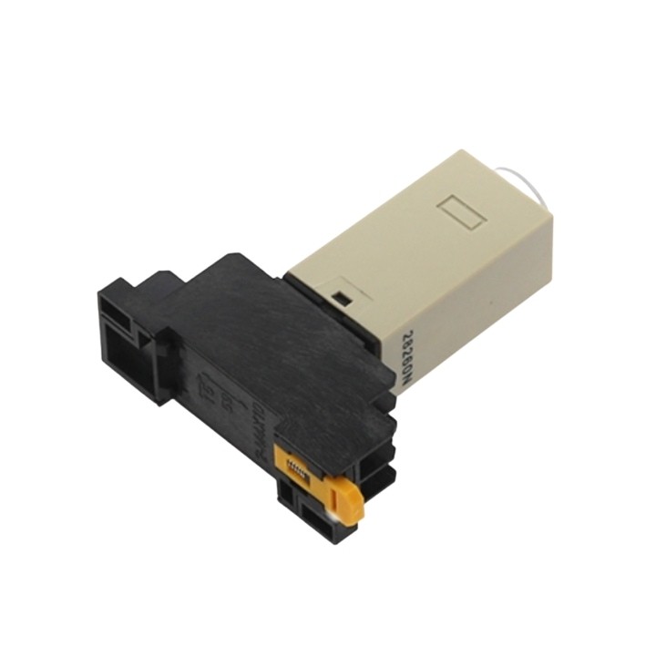 Timer mini H3Y-2 Rơ le thời gian 8 chân nhỏ 12VDC tặng kèm chân đế PYF08A