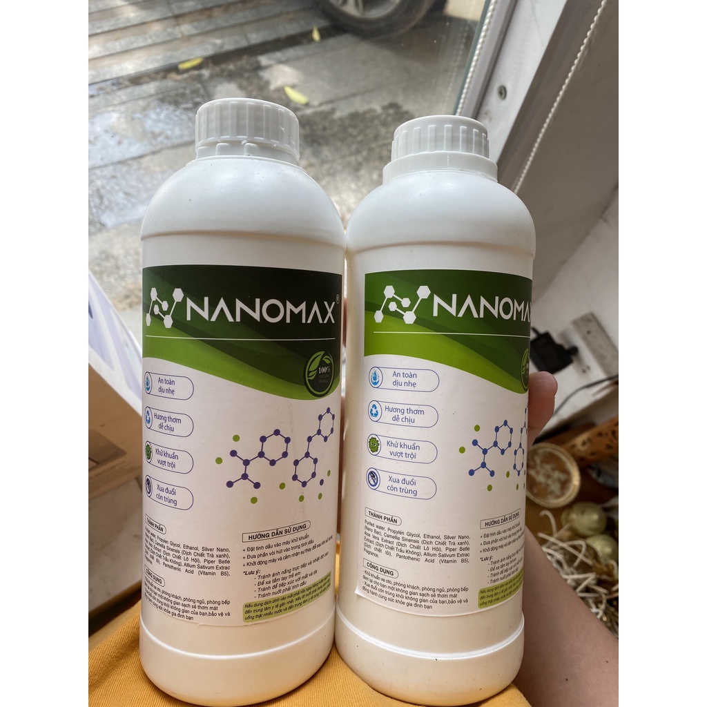 Tinh dầu khử khuẩn,khử mùi Nanomax dành cho ô tô,nhà cửa