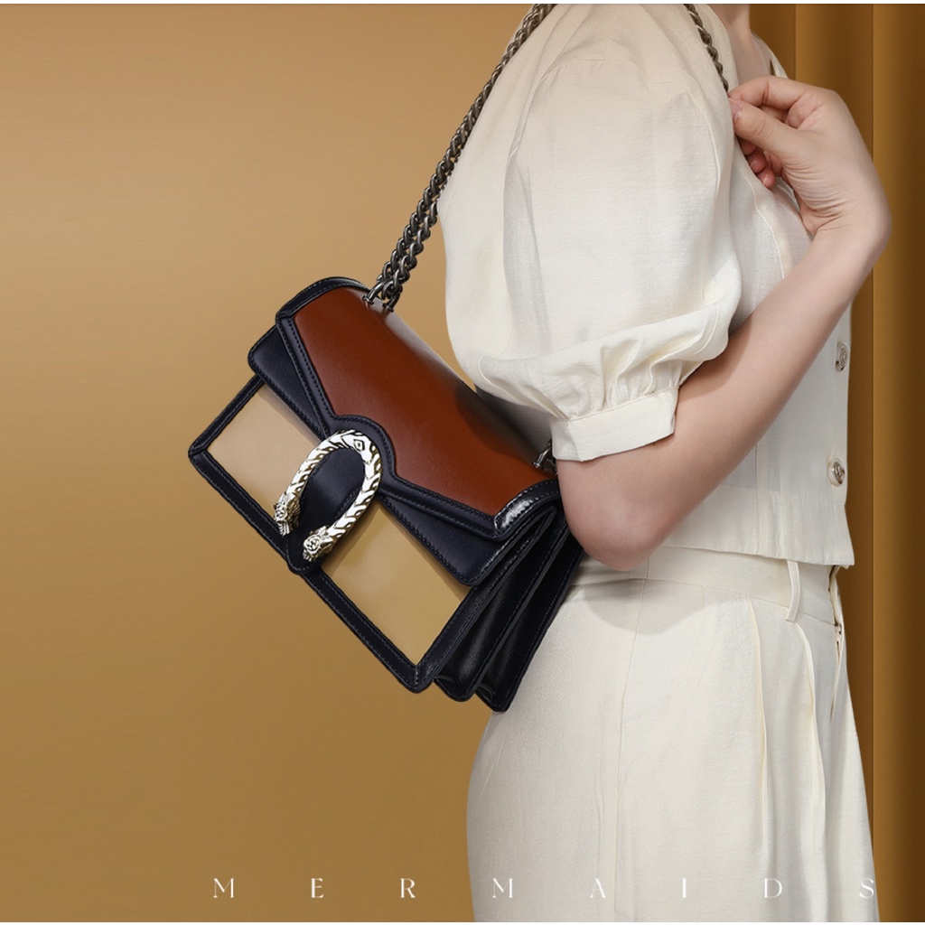 Túi Xách Nữ Da Thật Cực Sang(Da Thật 100%) Túi Xách Đeo Chéo Đeo Vai Cao Cấp Size 26Cm Fullbox Đầy Đủ Túi Vải, Bill