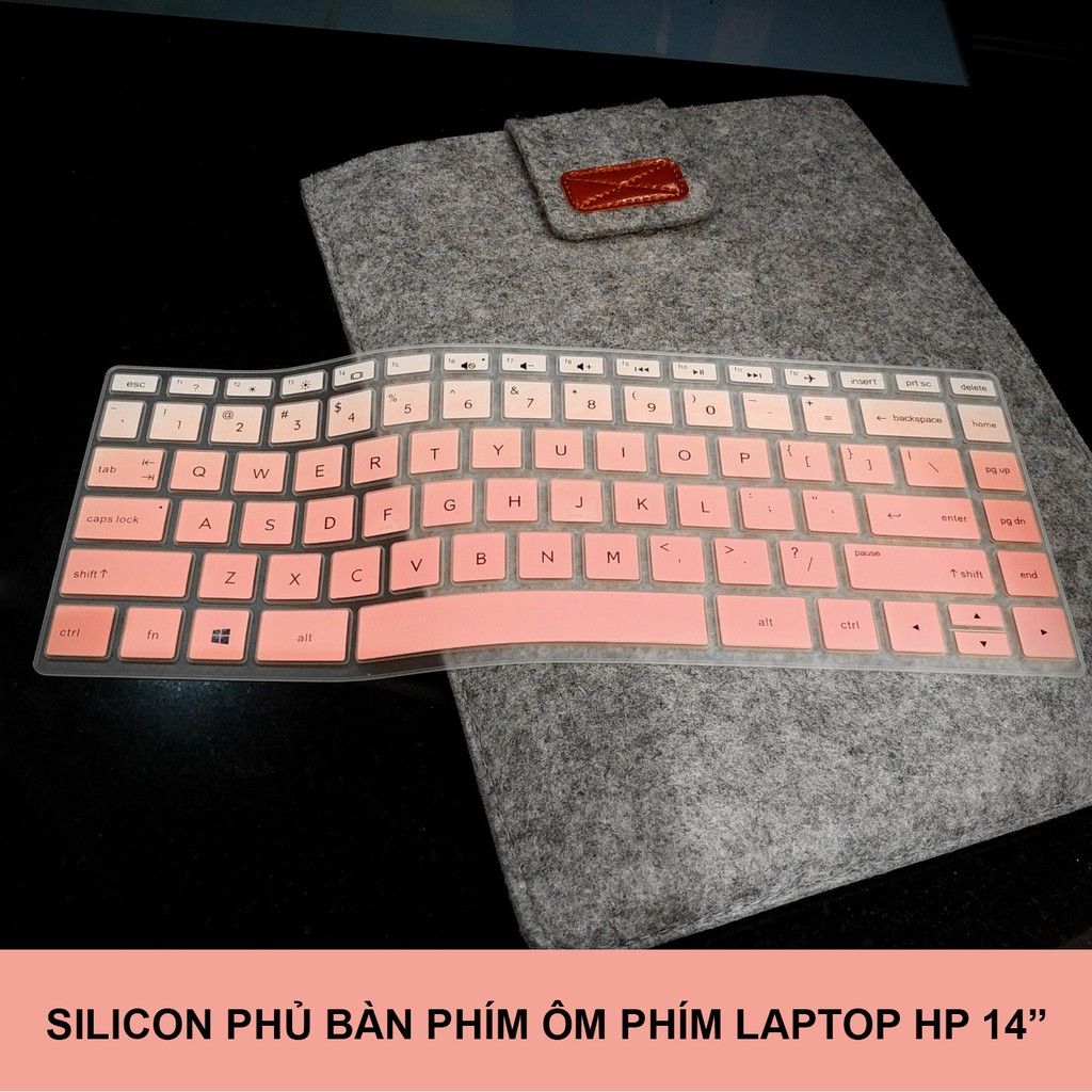 Tấm phủ bàn phím silicon HP Pavilion 14" ôm phím