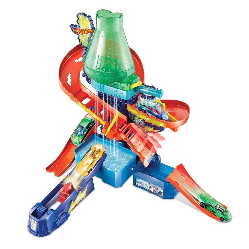 Bộ đường đua thác nước và xe đổi màu của Hot Wheel