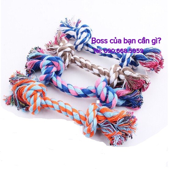 Đồ chơi cho chó - Thừng thắt hai đầu 30cm