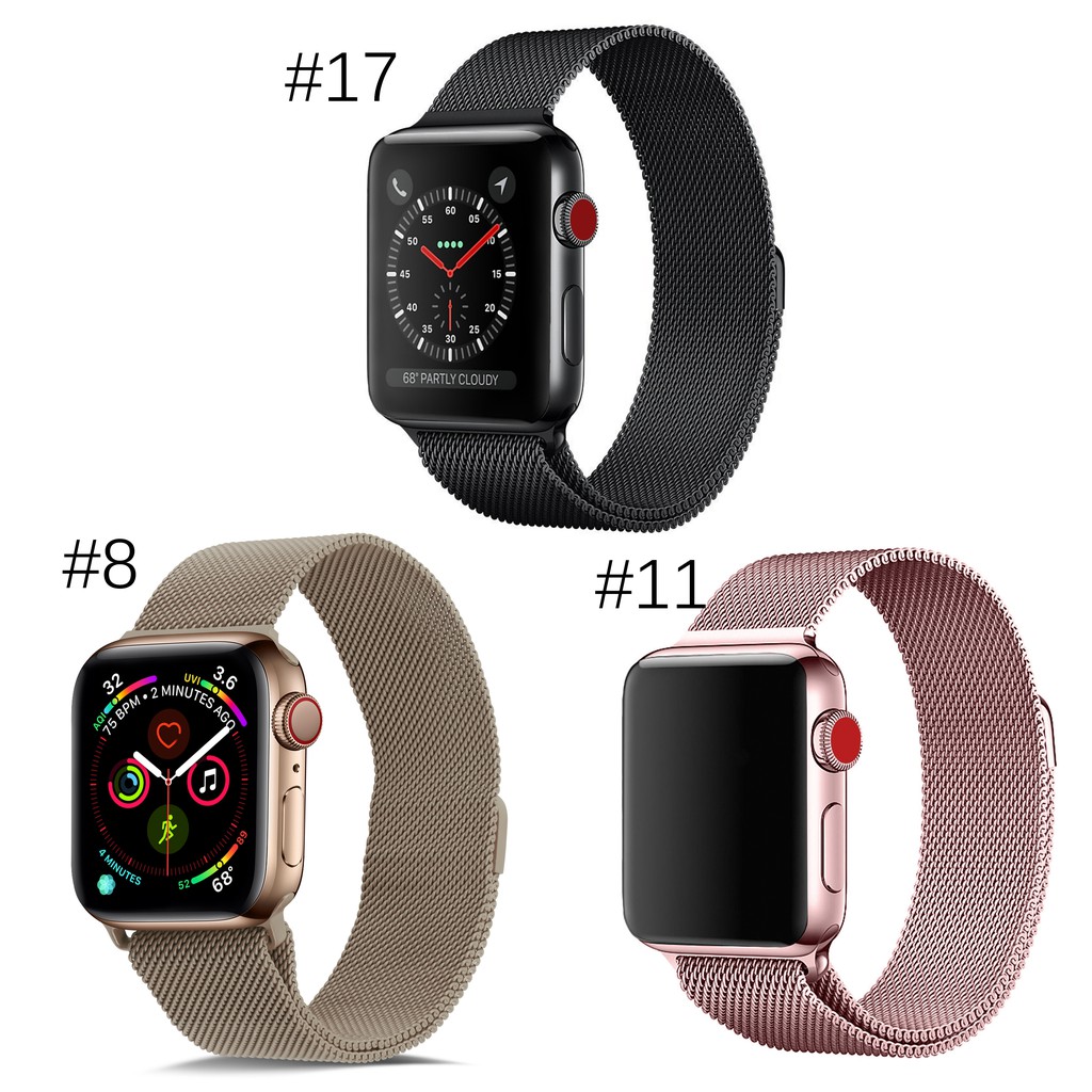Dây Inox Milanese Thay Thế Cho ĐồNg Hồ Apple iWatch Series 1 / 2 / 3 / 4 / 5 44mm 42mm 40mm 38mm