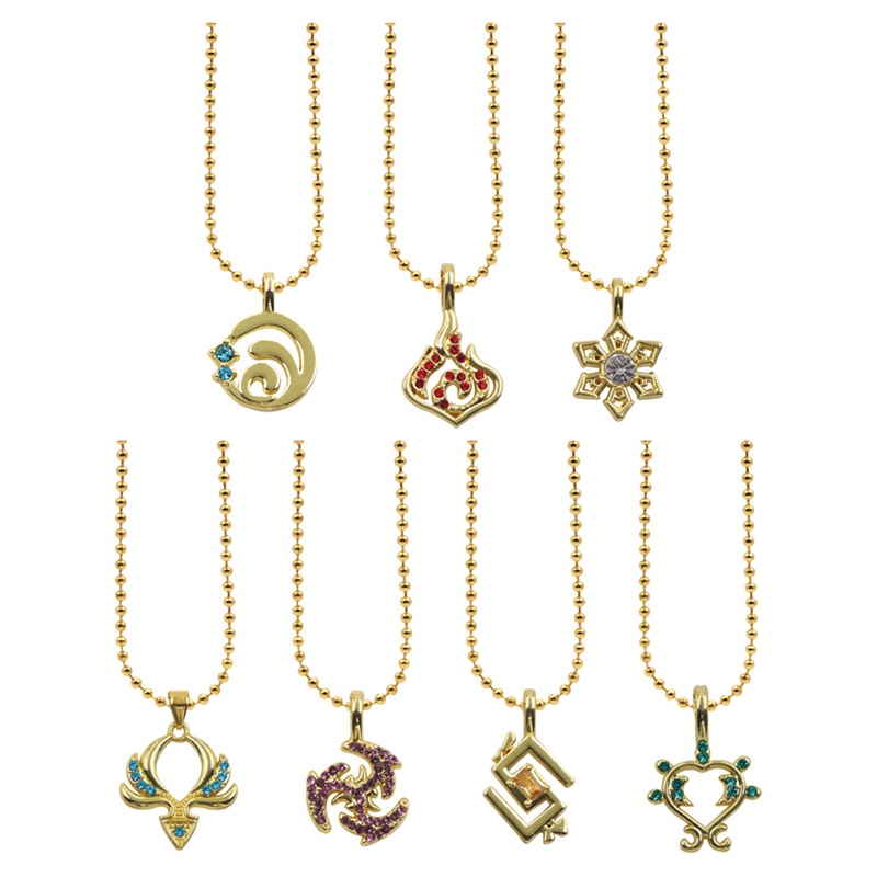 Vòng cổ Mặt Hình Nhân Vật Game Genshin Impact Thời Trang